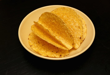 empty shells of Mexican food Tacos