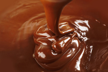 Chocolate as background