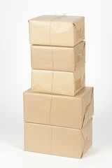 Cajas cerrada lista para envío