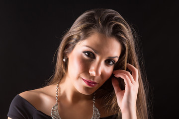 Obraz premium Woman posing in studio