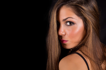 Obraz premium Woman posing in studio