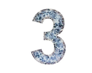 CLASSIC and beautiful  FONT or LETTER natural marble texture style