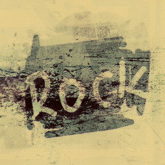 rock music background and texture