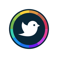 Obraz premium Colorful Web-Button