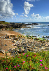 Rock beach in Vila Praia de Ancora, north of Portugal