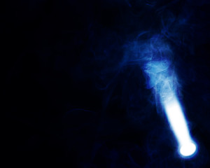 illustration of blue stage