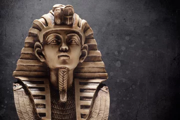 Wall murals Egypt Stone pharaoh tutankhamen mask