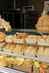 Panadería, tienda de venta de pan