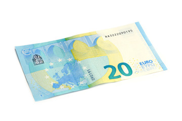 neuer 20 Euro-Schein Rückseite