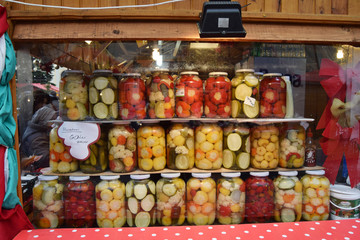 Christmas assorted pickles