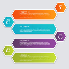 Vector colorful info graphics for your business presentations.