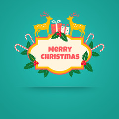 christmas gifts and deers