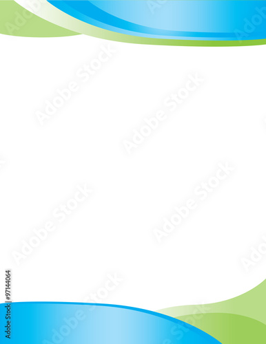 u0026quot blue green letterhead background border u0026quot  stock image and