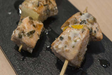 Baked Salmon with species