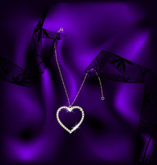 lace and pendant heart © dankalilly