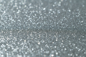 Silver glitter background
