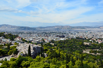 athens capital city of greece landscape photo