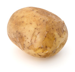 new potato tuber isolated on white background cutout