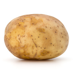 new potato tuber isolated on white background cutout