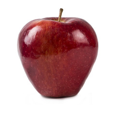 red apple isolated on a white background
