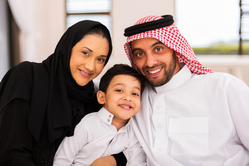 muslim family spending time together