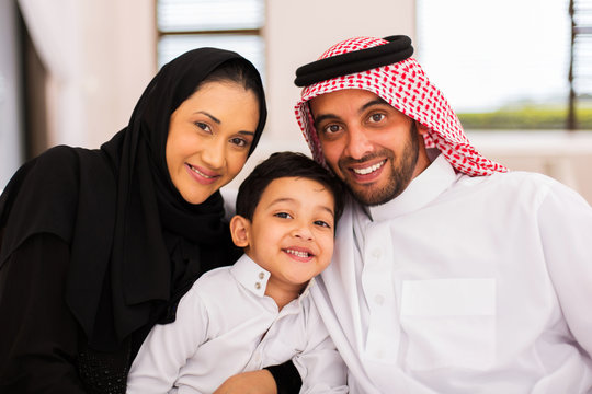 Muslim Family Spending Time Together