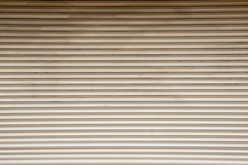 Straight lines on a shop front shutter