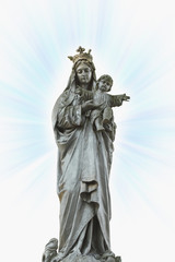 Statue Of Virgin Mary and Jesus Christ