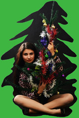 christmas, x-mas, winter, happiness concept