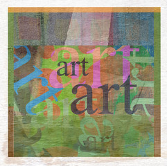 art background desing on wood grain texture