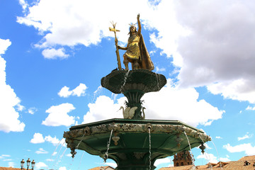 Cuzco Main Square. Plaza de Armas