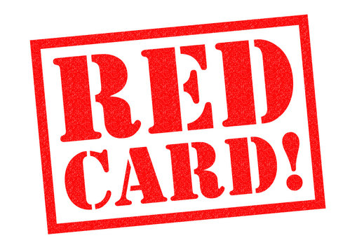 RED CARD!