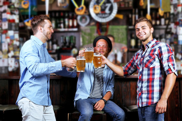 Young people in a bar