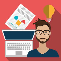 Graphic design work occupation,