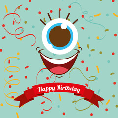 happy birthday card design 