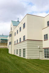 Exterior of modern office building