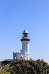 Fototapeta na wymiar the lighthouse in cape byron,australia