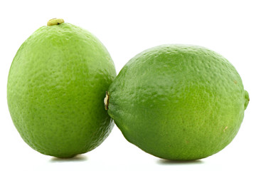 lime on white background