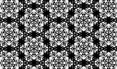 Орнамент с чёрно-белыми узорами. 1.10
