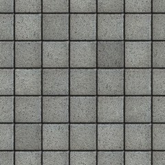 Gray Square  Pavement with the Effect of Marble.