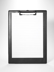 Cortical clip board on white background