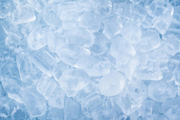 Background of ice cubes