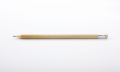 Pencil on white background