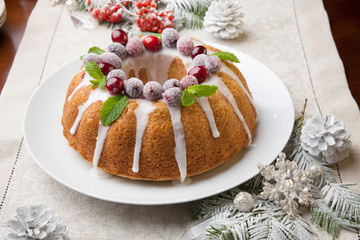 Christmas Cranberry Cake