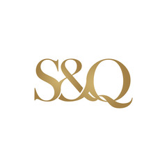 S&Q Initial logo. Ampersand monogram logo