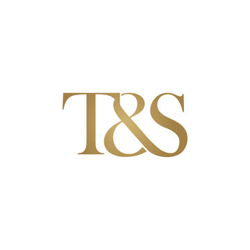 T&S Initial logo. Ampersand monogram logo
