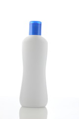 Empty Lotion Bottle (Blue Cap)
