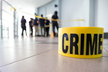 Fototapeta premium crime scene
