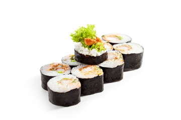 Sushi Roll over White