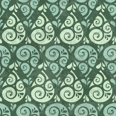 Swirl drop seamless pattern background